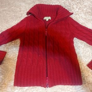 Cabela's Small boatneck zipper sweater
